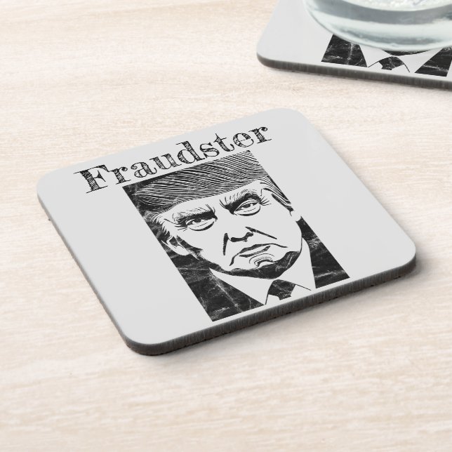 Fraudster Beverage Coaster Getränkeuntersetzer (Linke Seite)
