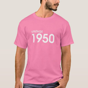 Frauen 1950 70 Jahre Vintager Witz 70. Geburtstag T-Shirt