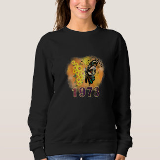 Frauen 1973 Schmetterling Pro Wahl Pro Roe V Abort Sweatshirt