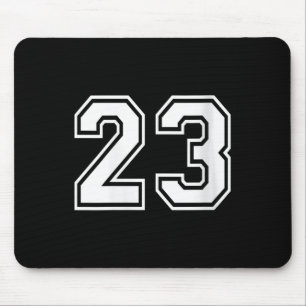 Frauen 23 Nummer 23 Team Sportgrafik Mousepad