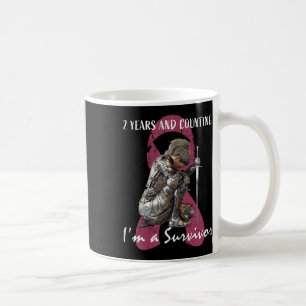 Frauen 2 Jahre Krebs frei rosa Brustkrebs Kaffeetasse