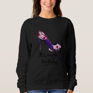 Frauen 40 Jahre alt ist mein 40. Geburtstag Frauen Sweatshirt