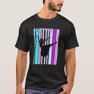 Frauen 44. Tanz Geburtstag für Frauen Elegante Kla T-Shirt