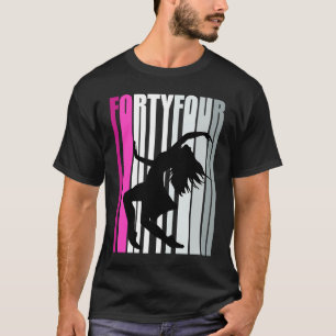 Frauen 44. Tanz Geburtstagsängerin Königin Contemp T-Shirt