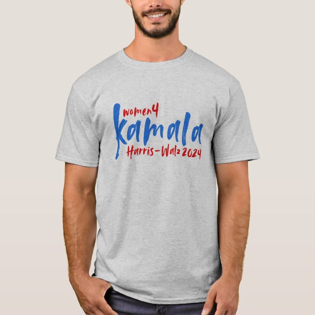 Frauen 4 KAMALA (größer) T-Shirt (Vorderseite)