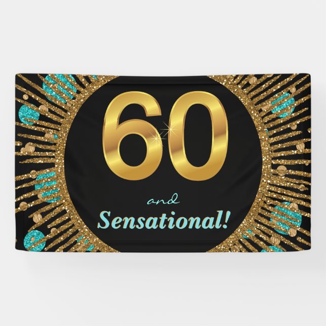 Frauen 60. Geburtstagsbanner Banner (Horizontal)