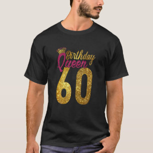 Frauen 60 Jahre alt 1962 60. Geburtstagskönigin Di T-Shirt