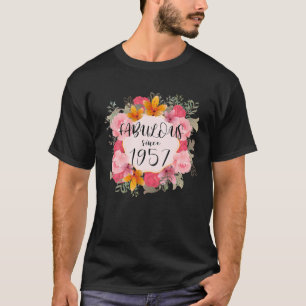 Frauen 64 Jahre alt Fabelhaft seit 1957 glücklich T-Shirt