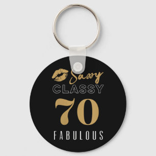 Frauen 70 - Sy Cly Fabulous _ 70-jährige Frau Schlüsselanhänger