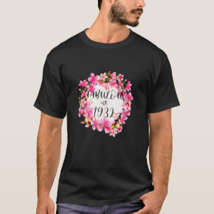 Frauen 89 Jahre alt Fabulous seit 1932 glücklich 8 T-Shirt