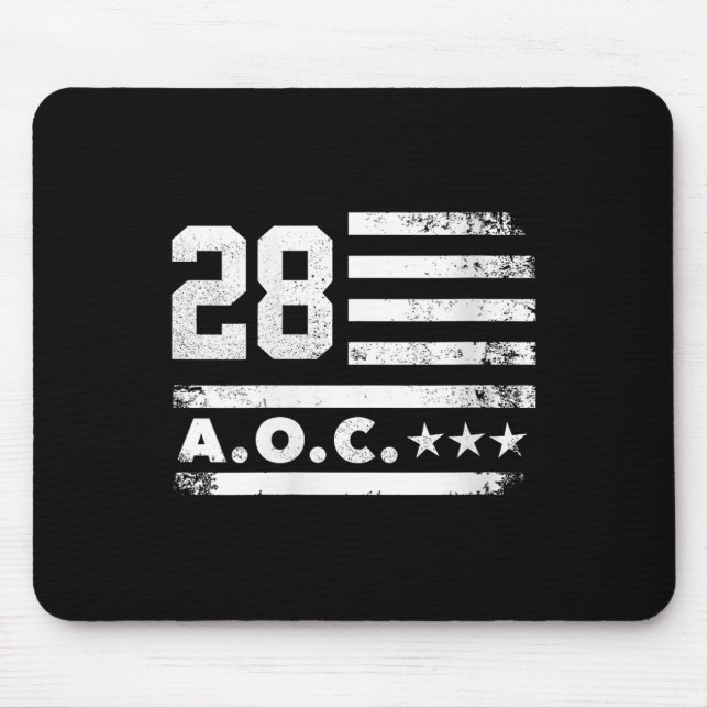 Frauen ab 2028 a.o.c. 2028 für Präsident Amerikane Mousepad (Vorne)