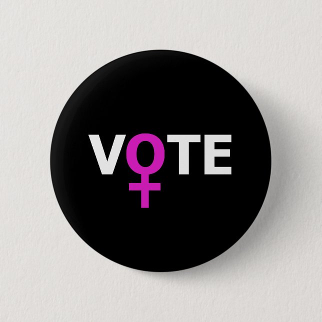 Frauen-Abstimmung Button (Vorderseite)