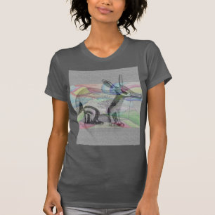 Frauen abstrakt T-Shirt