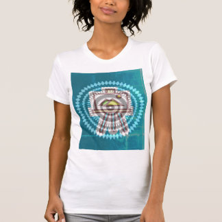 Frauen abstrakte Leinwand Shirt