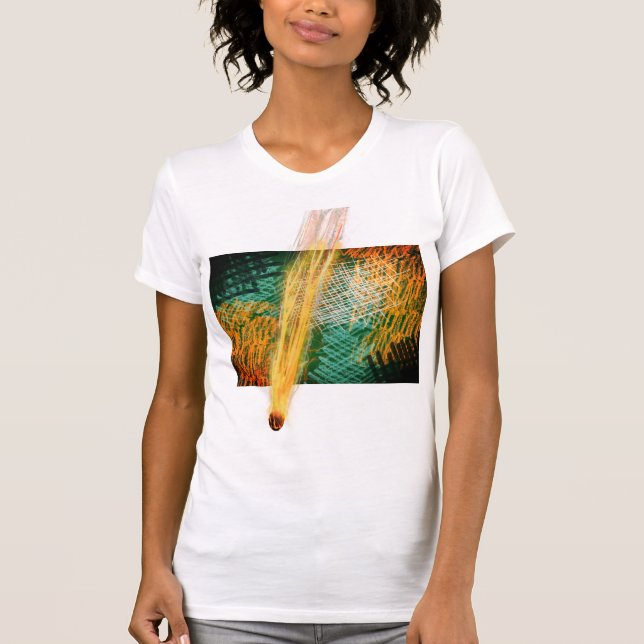 Frauen abstraktes Shirt (Vorderseite)