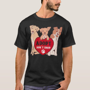 Frauen Adoptierte keine Tierrettung kaufen T-Shirt
