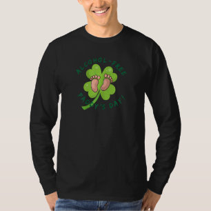 Frauen alkoholfreie Paddy's Day. Lucky Irish für T-Shirt
