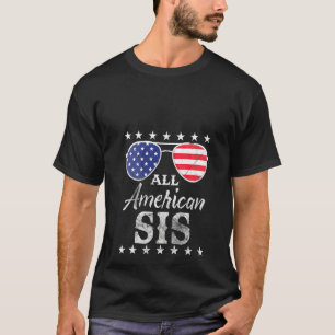 Frauen Alle Amerikaner Frauen Patriotische Amerika T-Shirt