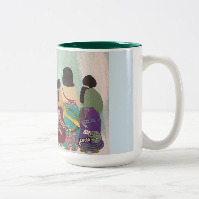 Frauen aller Möglichkeits-Kaffee-Tasse Zweifarbige Tasse (Rechts)