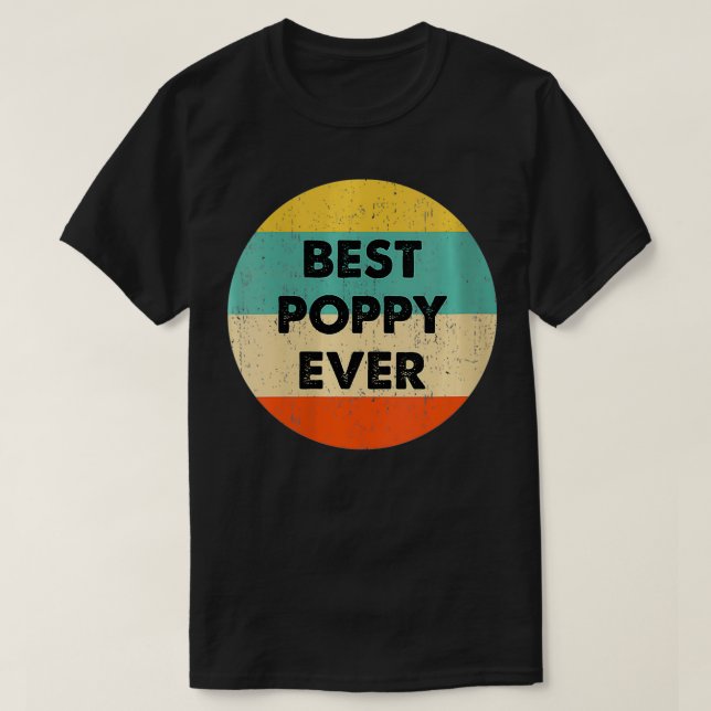 Frauen am besten Poppy je VNeck T-Shirt (Design vorne)