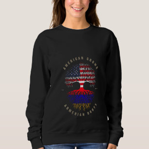 Frauen Amerikanische Grown Armenian Heart Liebe Ar Sweatshirt