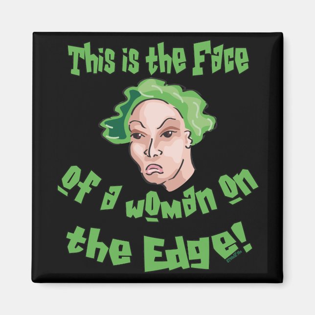 Frauen an der Kante Magnet (Vorne)