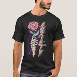 Frauen Angst Pastel Goth Skeleton Hand halten A T-Shirt