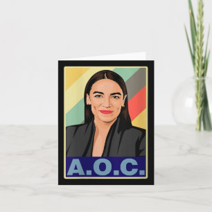 Frauen Aoc Alexandria Ocasio-cortez First Female P Karte