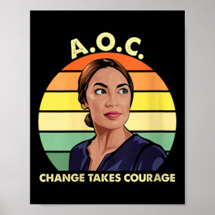 Frauen Aoc Alexandria Ocasio-cortez First Female P Poster