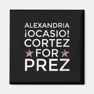 Frauen Aoc für Präsident Alexandria Ocasio-cortez Magnet