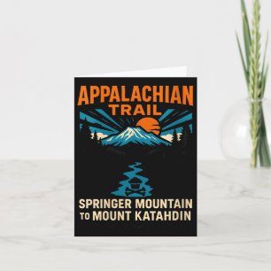 Frauen Appalachian Trail Springer To Katahdin Vint Karte