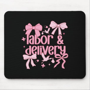 Frauen Arbeit und Lieferung Krankenschwester Grad  Mousepad