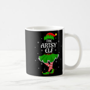 Frauen Artsy Elf Weihnachten Familie Mädchen Fraue Kaffeetasse
