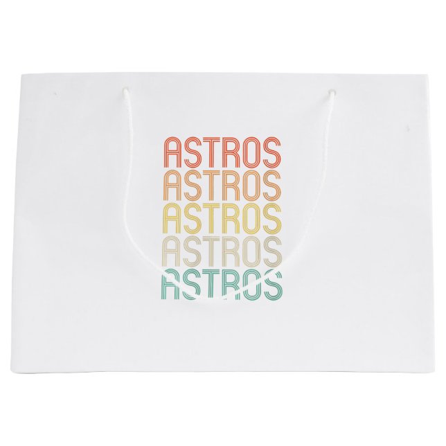 Frauen Astros Große Geschenktüte (Vorderseite)
