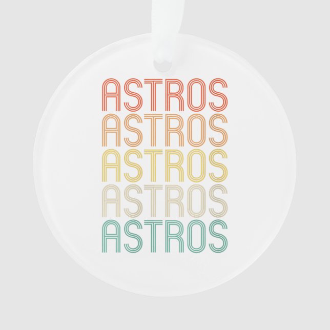 Frauen Astros Ornament (Vorderseite)