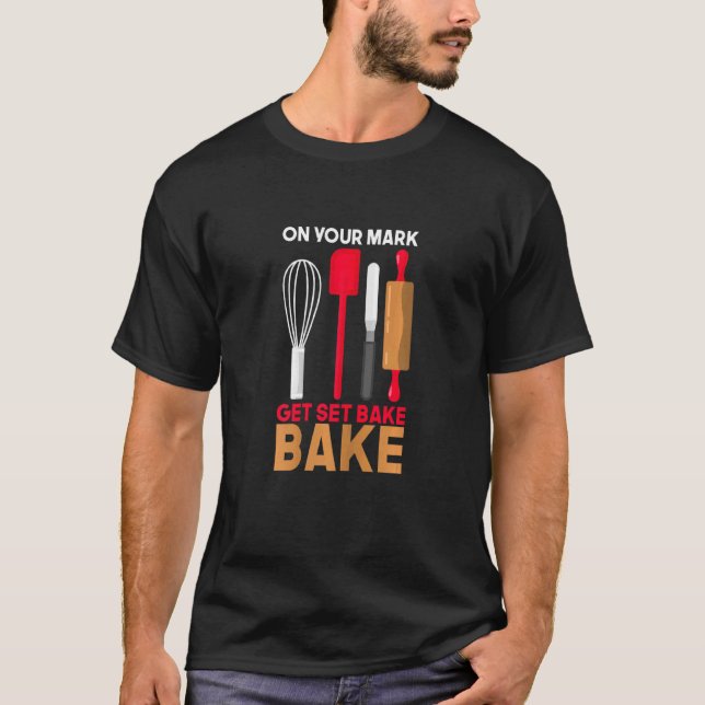 Frauen auf dem Mark bekommen Set Bake T-Shirt (Vorderseite)