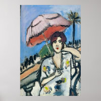 Frauen auf Handy Abstrakt, Matisse-Stil