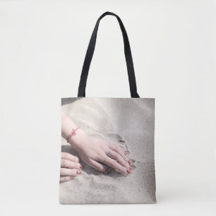 Frauen auf weißem Sand Tasche
