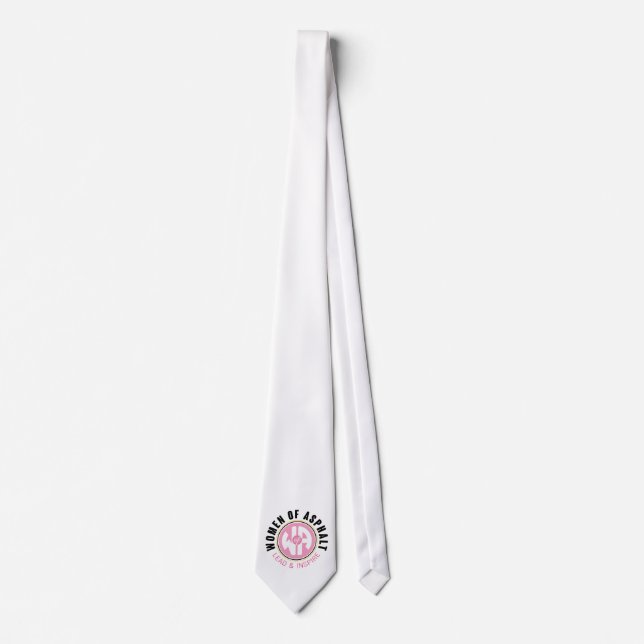 Frauen aus Asphalt Neck Tie Krawatte (Vorderseite)