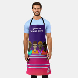 Frauen Ausrichtung der Multimedia-Schürze Schürze