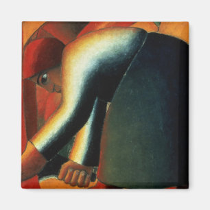 Frauen-Ausschnitt, c.1900 Magnet