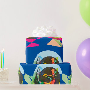 Frauen ausüben geschenkpapier