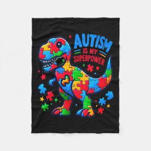 Frauen Autismus - Dinosaurier - Puzzle - Bogen - A Fleecedecke