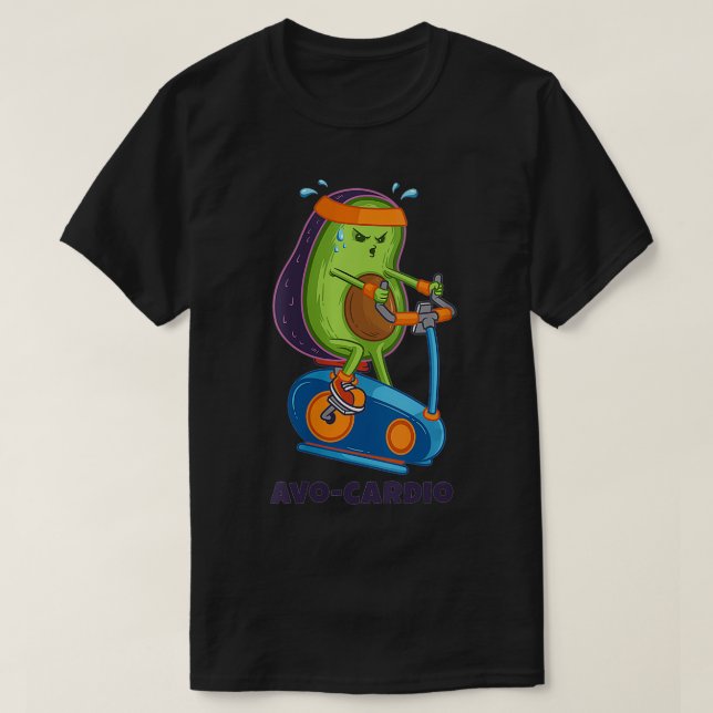 Frauen Avo dio Avocado Spinning Class Gym-Fitness T-Shirt (Design vorne)
