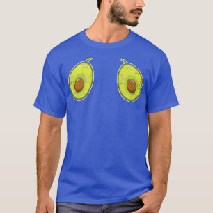 Frauen Avocado Brust Funny Vegan Vegetarian Breast T-Shirt