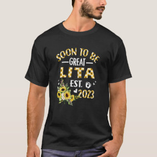 Frauen bald Lita 2023 Sonnenblume neue Lita 7 T-Shirt