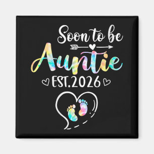 Frauen bald Tante Est 2026 Für neue Tante V-Aussch Magnet