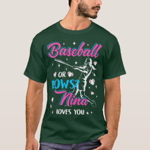 Frauen Baseball oder Bows in Lieben, die Sie erleb T-Shirt
