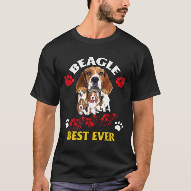 Frauen Beagle Beagle Mama für Frauen Beste je T-Shirt (Vorderseite)