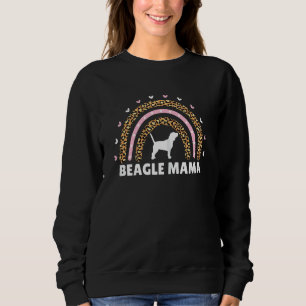 Frauen Beagle Mama Rainbow Niedlich Beagle Dog Own Sweatshirt
